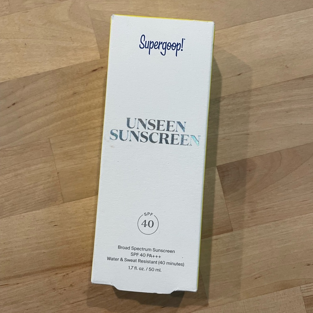 Unseen Sunscreen Supergoop NWT (Sealed In Box)